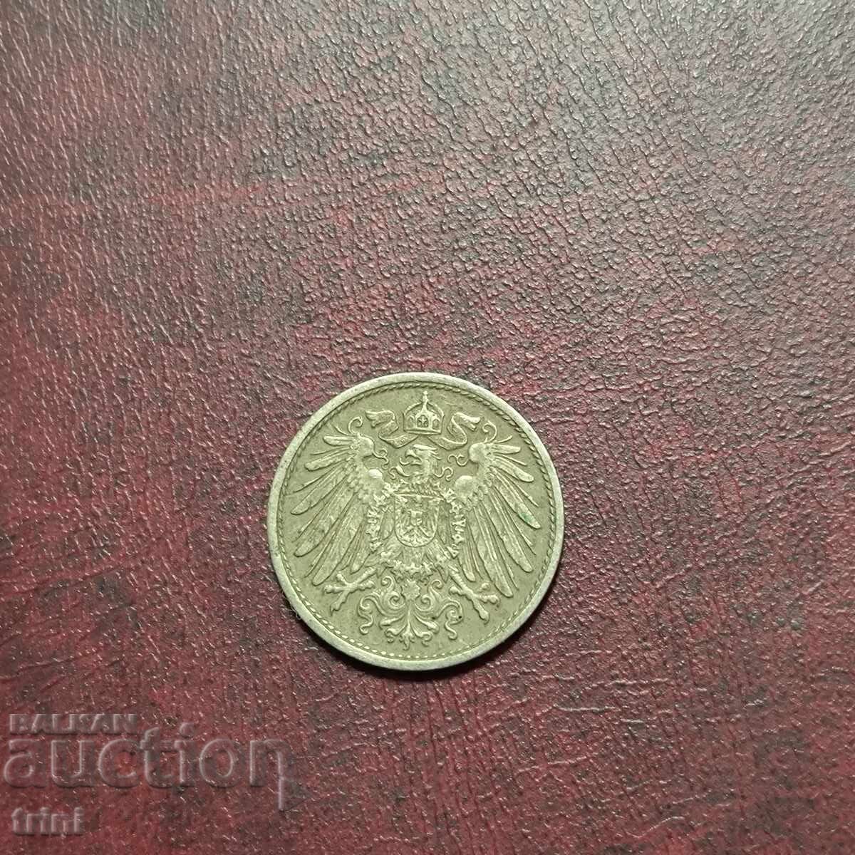 Germania 10 pfennig 1913 cu preț 2.00 BGN | € 1.02 Germania 10 pfennig 1913 cu preț 2.00 BGN | € 1.02