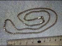 Марков СРЕБЪРЕН ЛАНЕЦ Сребро 925 с БЯЛА ПОЗЛАТА - УНИСЕКС !