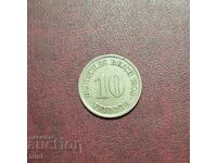 Германия 10 пфенига 1908 г. МД 'A' - Берлин