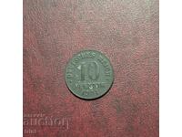 Germania 10 pfenigi 1921