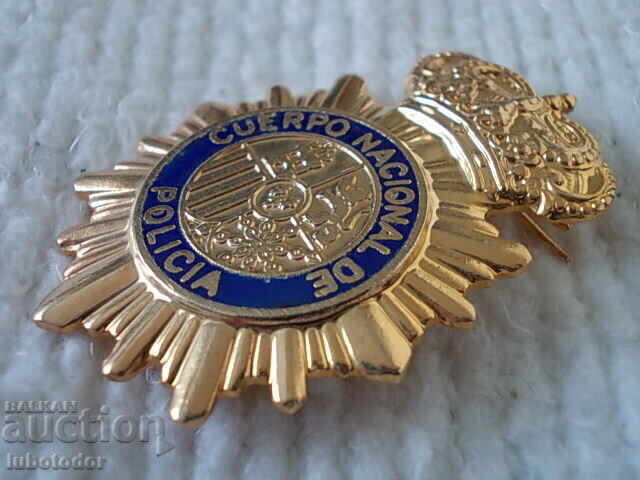 Delivery of Spanish National Police Breast Badge
