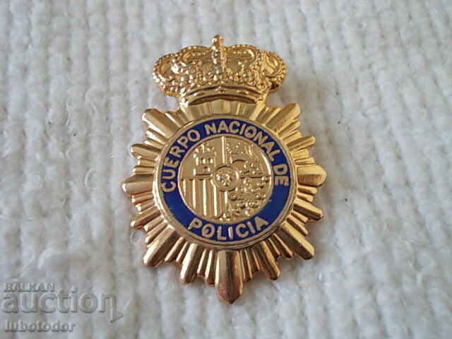 Spanish National Police Breast Badge