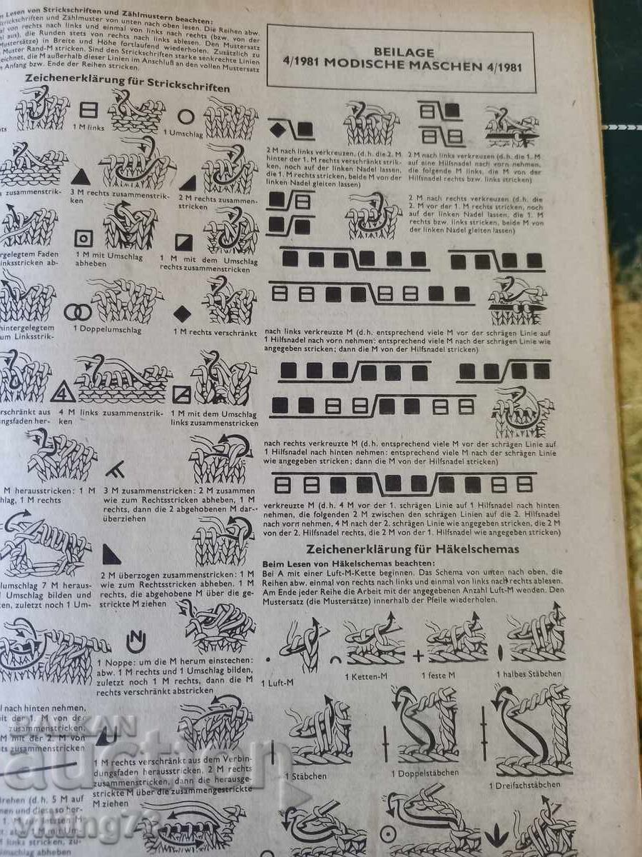 Доставка на Модно списание Modishe, ГДР. Доставка на Модно списание Modishe, ГДР.