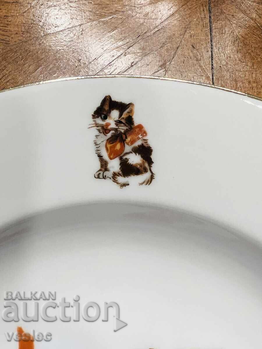 Стара порцеланова Чиния Детски Мотиви Детска Бавария - 7 Стара порцеланова Чиния Детски Мотиви Детска Бавария - 7