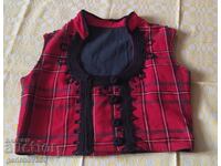 Вълнен мъжки елек с гайтани за носия