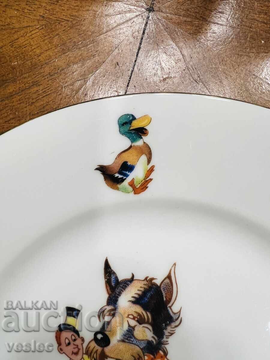 Аукцион Стара порцеланова Чиния Детски Мотиви Детска Бавария Аукцион Стара порцеланова Чиния Детски Мотиви Детска Бавария