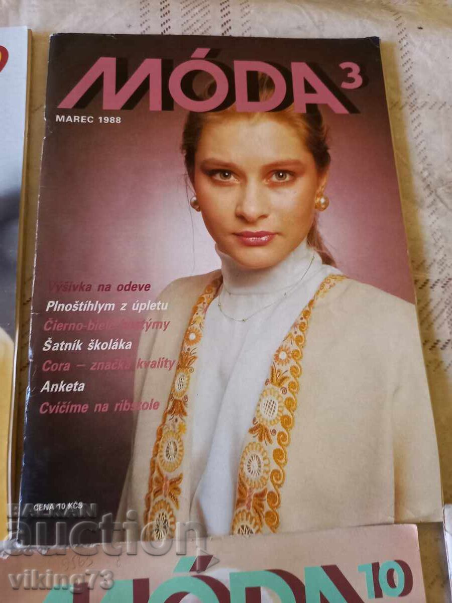 Licitație Revista de modă MODA, Cehoslovacia Licitație Revista de modă MODA, Cehoslovacia