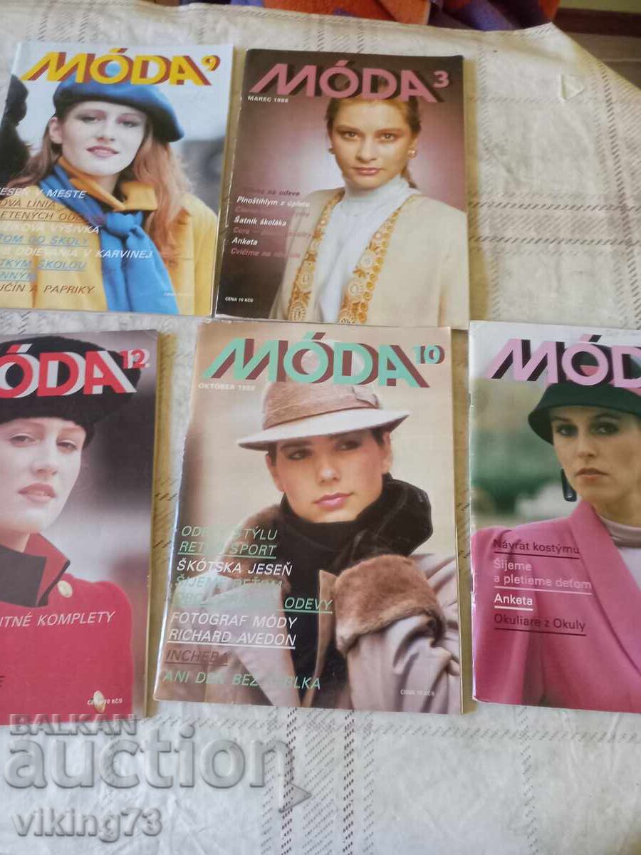 Revista de modă MODA, Cehoslovacia Revista de modă MODA, Cehoslovacia