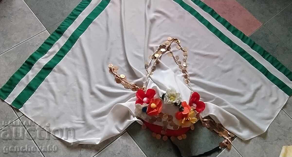 Ethnic Lazar's sickle, headscarf, flowers, and pendants - 5