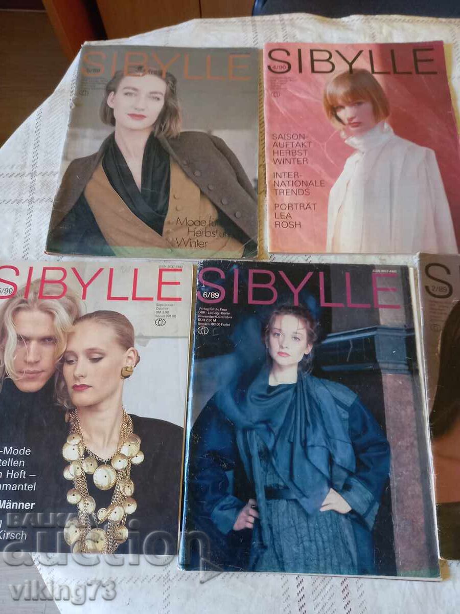 Модно списание SIBYLLE, DDR . Модно списание SIBYLLE, DDR .