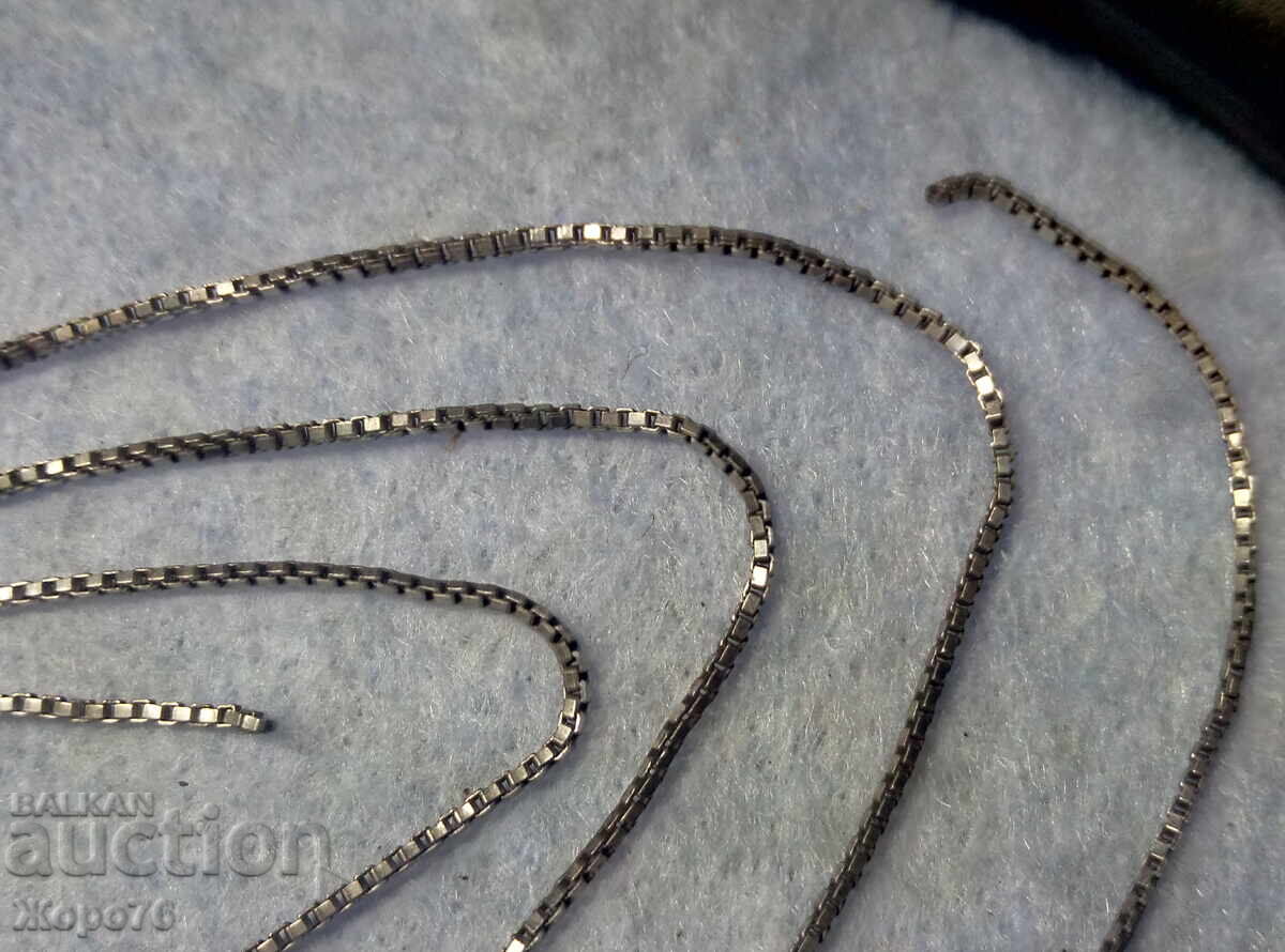 Аукцион Нежно СРЕБЪРНО КОЛИЕ Родирано СРЕБРО 925 ITALY със ЗАБЕЛЕЖКА Аукцион Нежно СРЕБЪРНО КОЛИЕ Родирано СРЕБРО 925 ITALY със ЗАБЕЛЕЖКА