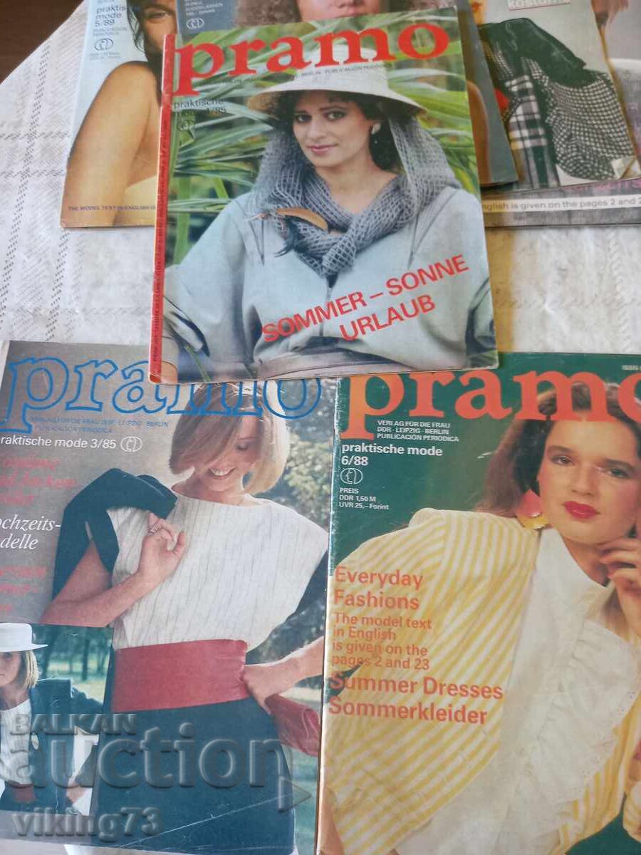 Аукцион Модно списание PRAMO, DDR . Аукцион Модно списание PRAMO, DDR .