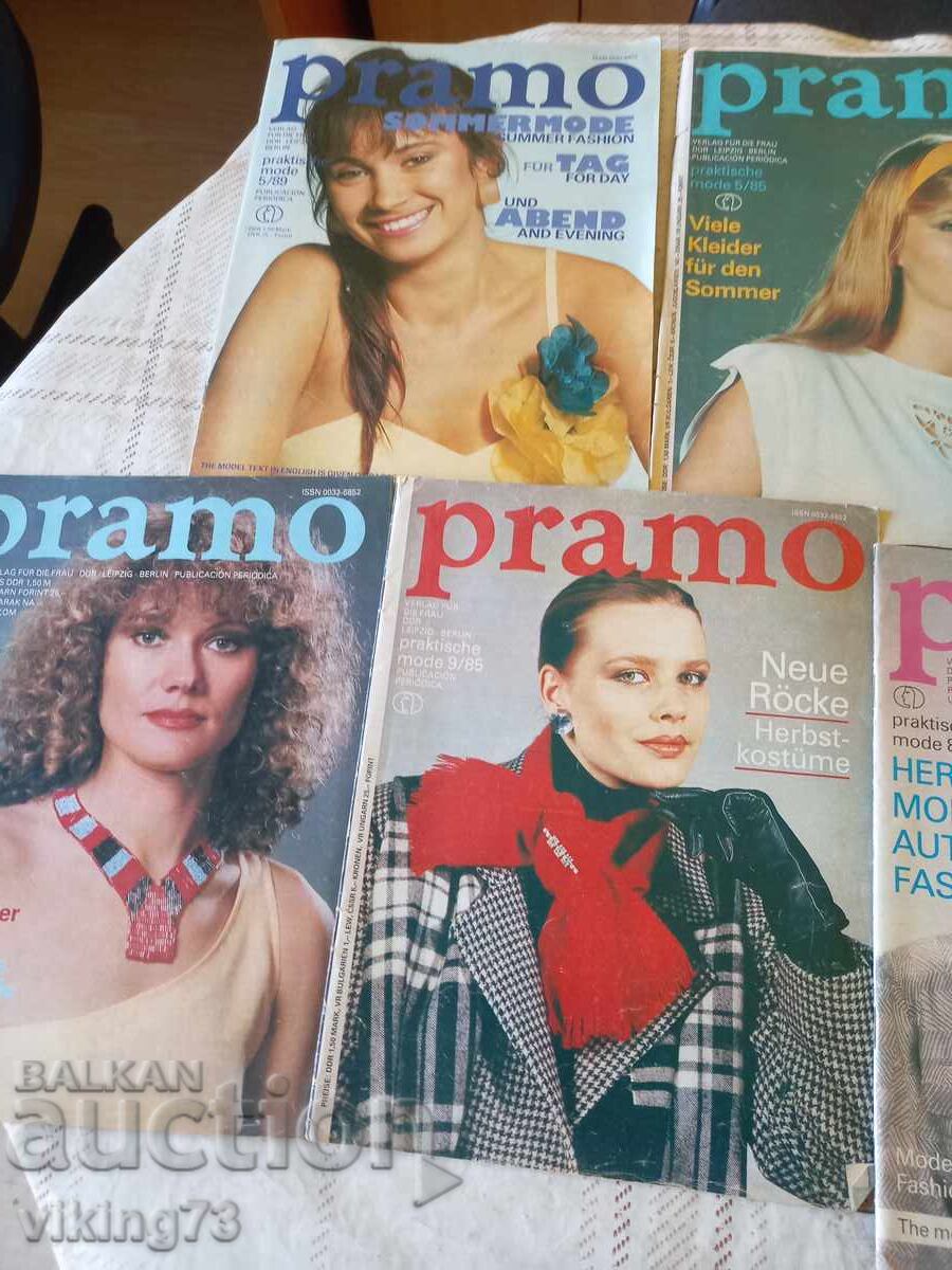 Модно списание PRAMO, DDR . Модно списание PRAMO, DDR .