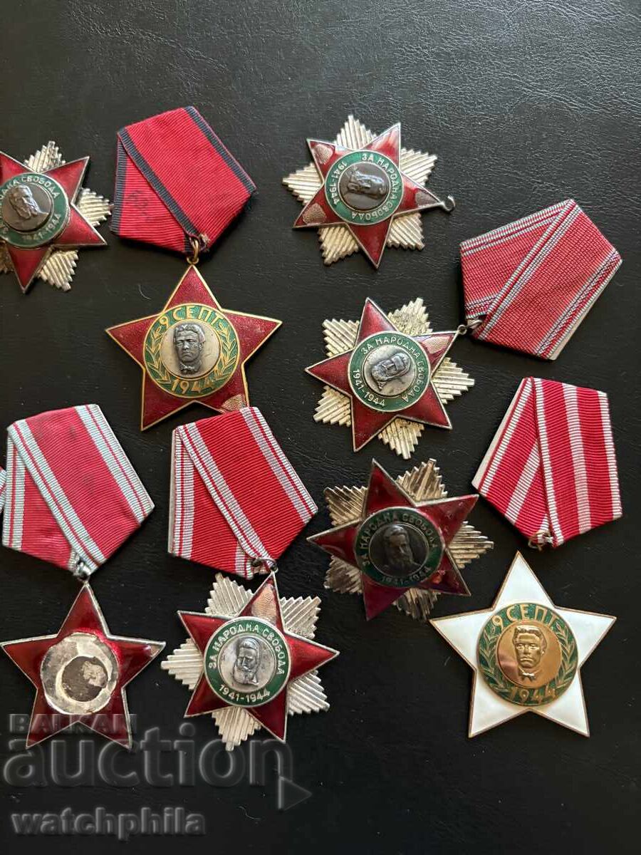 Licitație Ordine Libertății Poporului, lot 13 buc Licitație Ordine Libertății Poporului, lot 13 buc