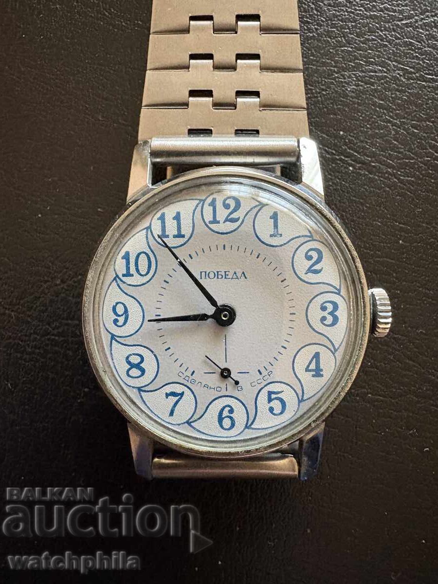 Аукцион Победа съветски мъжки часовник. Отлично състояние Аукцион Победа съветски мъжки часовник. Отлично състояние