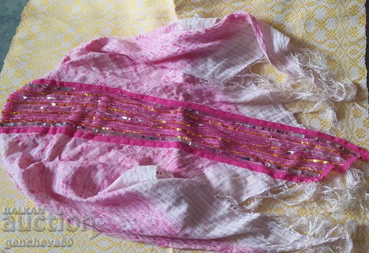 Етно забрадка с мъниста и пайети - 6 Етно забрадка с мъниста и пайети - 6