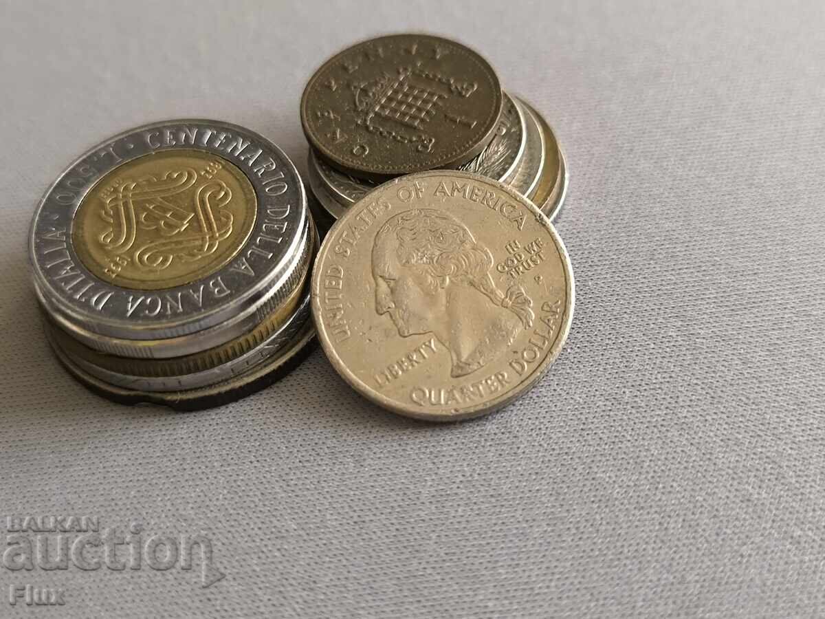 Monedă - SUA - 1/4 (un sfert) dolar (Indiana) | 2002 cu preț 2.50 BGN | € 1.28 Monedă - SUA - 1/4 (un sfert) dolar (Indiana) | 2002 cu preț 2.50 BGN | € 1.28