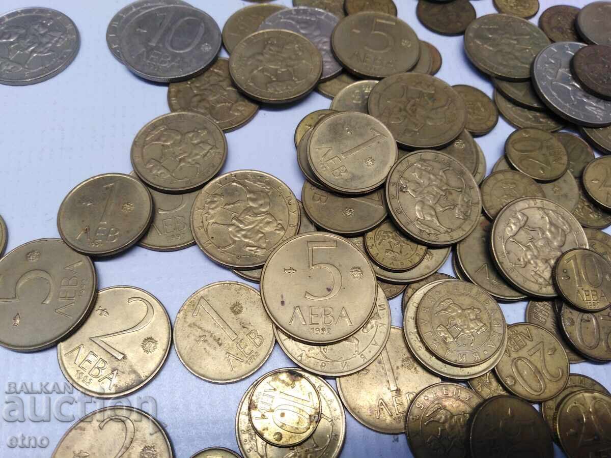 Livrarea 1992-1997 g. MONEDE BULGARE, monedă, lev, leva