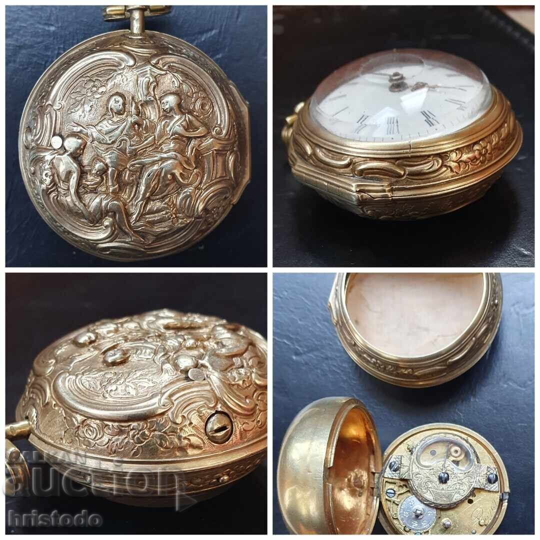 Ceas de buzunar englezesc din argint Fusse 1769 - 5 Ceas de buzunar englezesc din argint Fusse 1769 - 5