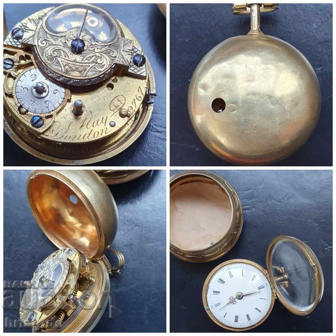 Ceas de buzunar englezesc din argint Fusse 1769 - 6 Ceas de buzunar englezesc din argint Fusse 1769 - 6