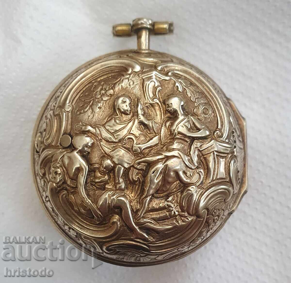 Ceas de buzunar englezesc din argint Fusse 1769 Ceas de buzunar englezesc din argint Fusse 1769