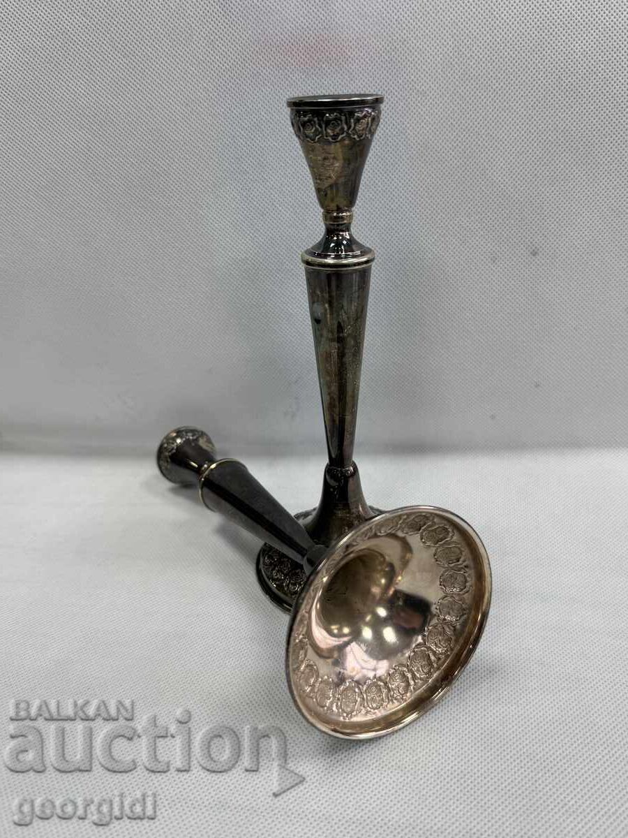 Sfeșnice vintage argint. №7726 - 7 Sfeșnice vintage argint. №7726 - 7