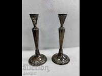 Sfeșnice vintage argint. №7726