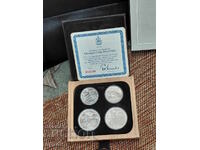 Set Proof Montreal 1976 - monede de argint 4 bucăți Canada