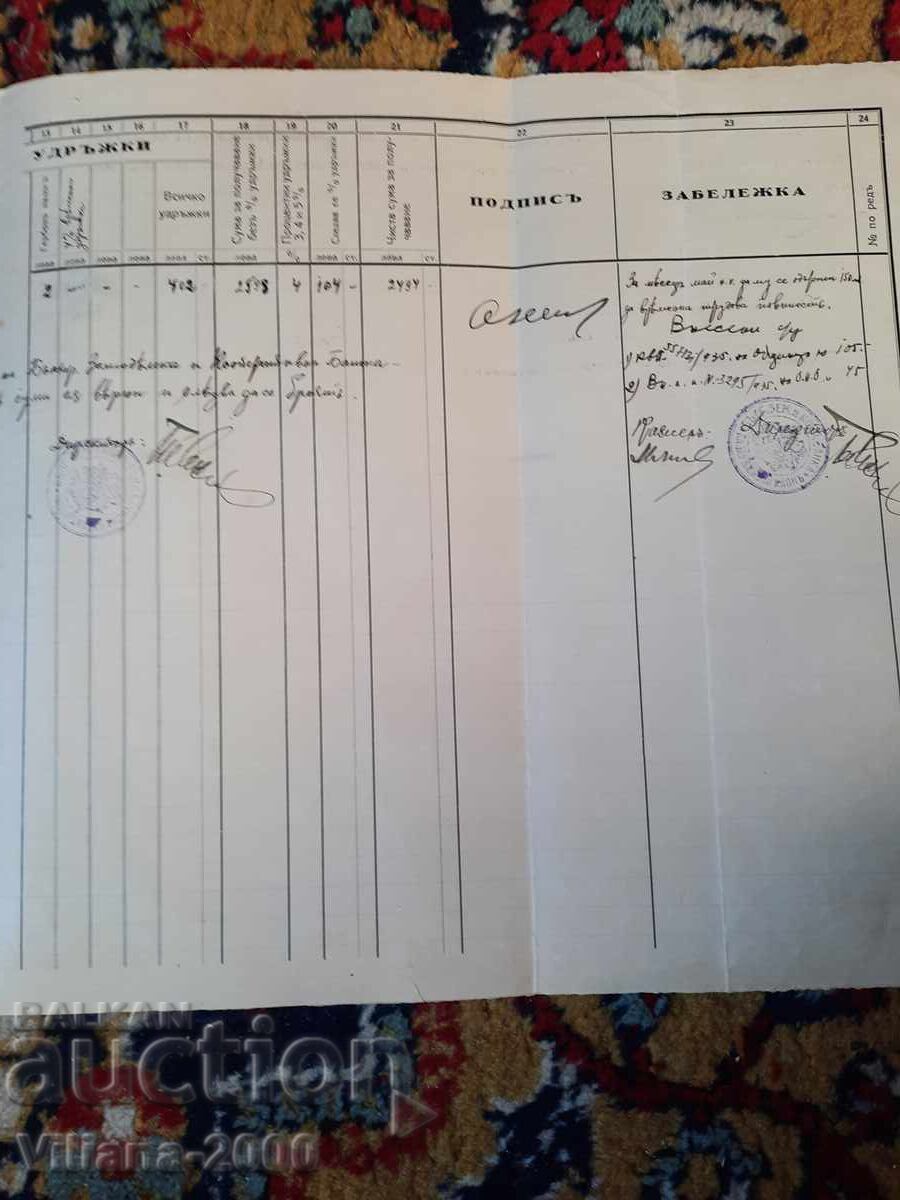 Българска Земеделска Банка 1935 година. с цена 6.00 лв. | € 3.07 Българска Земеделска Банка 1935 година. с цена 6.00 лв. | € 3.07