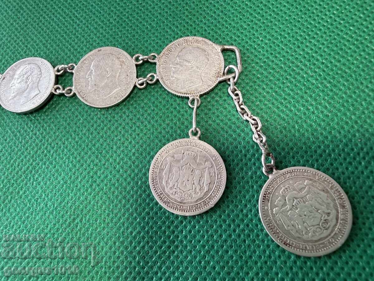 Licitație Brățară din monede de argint №7730