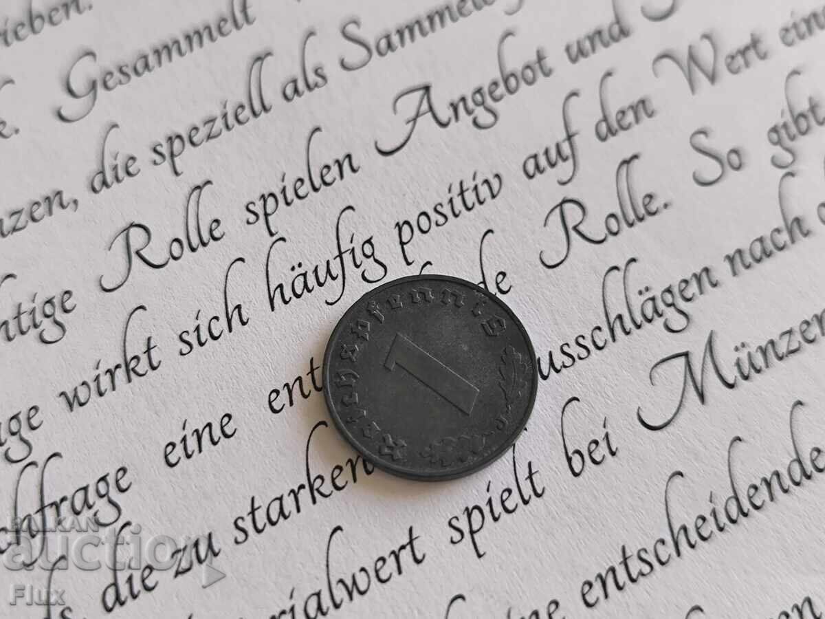 Κέρμα - Τρίτο Ράιχ - Γερμανία - 1 Pfennig | 1941; σειρά J Κέρμα - Τρίτο Ράιχ - Γερμανία - 1 Pfennig | 1941; σειρά J