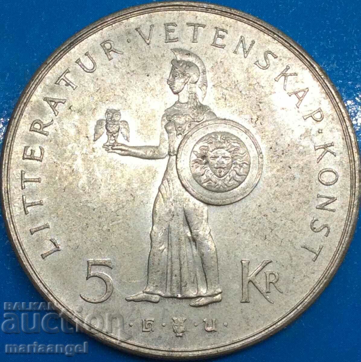 Livrarea 5 coroane 1962 Suedia coroane Gustav / Atena cu bufniță UNC Livrarea 5 coroane 1962 Suedia coroane Gustav / Atena cu bufniță UNC