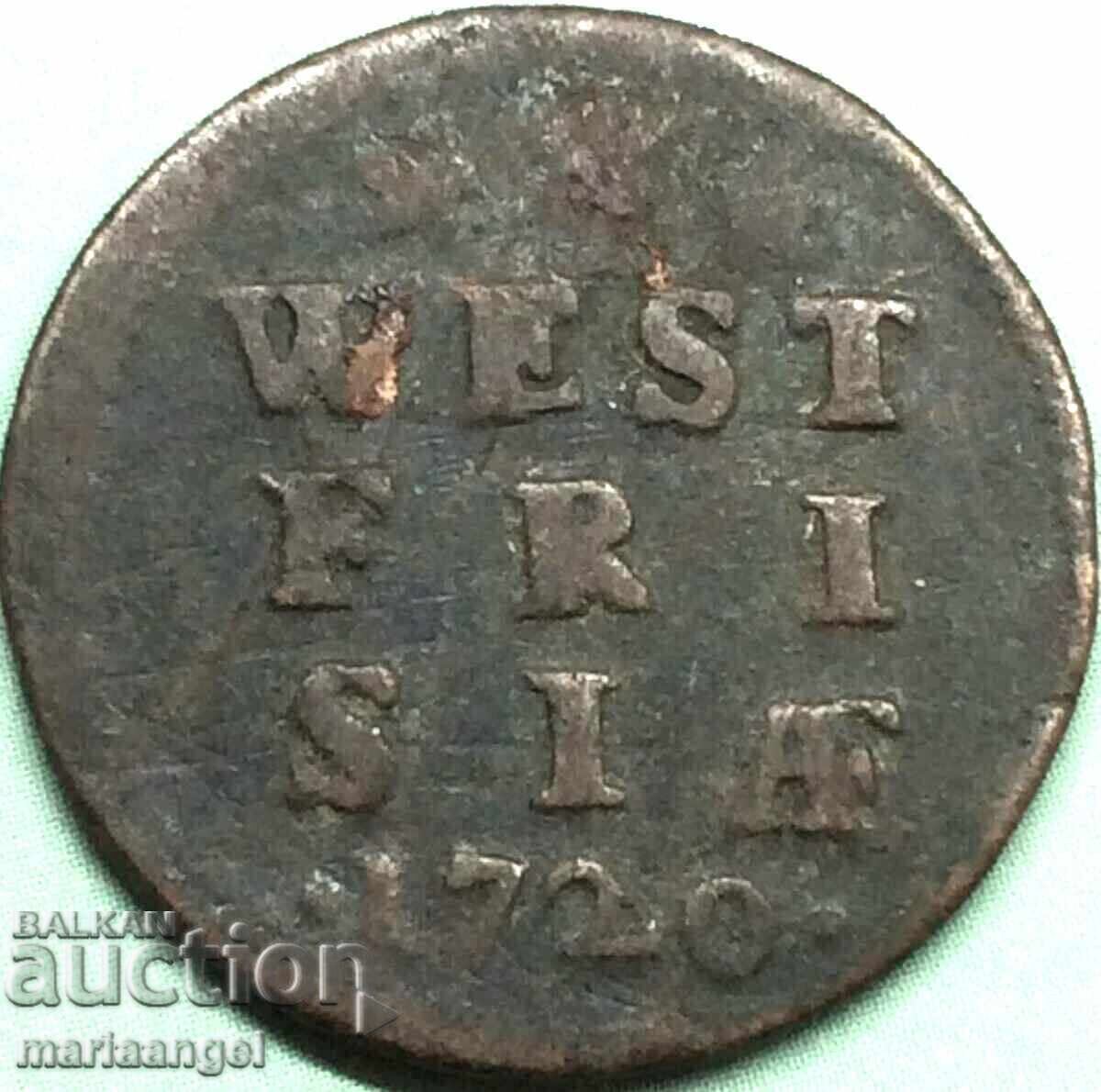 Нидерландия 1720 1 Дуит Цент провинция Вест Фризия Нидерландия 1720 1 Дуит Цент провинция Вест Фризия