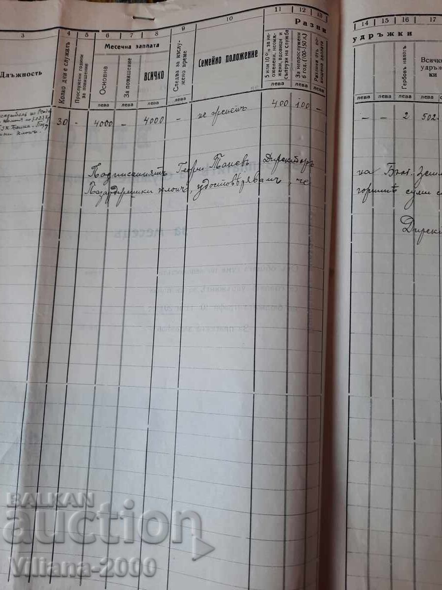 Доставка на Българска Земеделска Банка 1935 година. Доставка на Българска Земеделска Банка 1935 година.