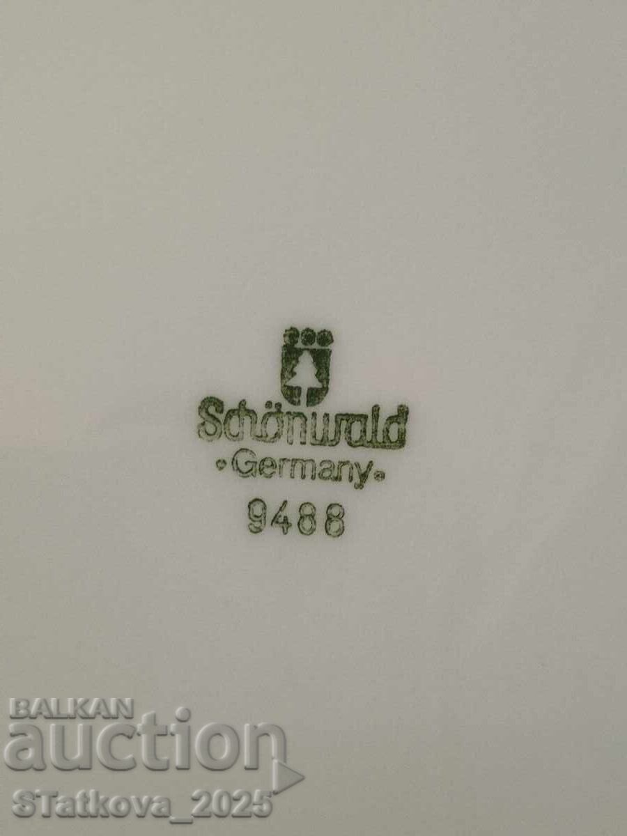 Винтидж порцеланови чинии Schönwald Germany – 7 бр. с красив - 6 Винтидж порцеланови чинии Schönwald Germany – 7 бр. с красив - 6