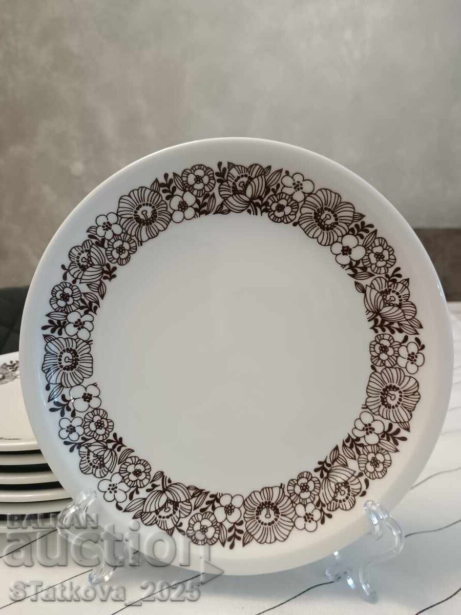 Винтидж порцеланови чинии Schönwald Germany – 7 бр. с красив Винтидж порцеланови чинии Schönwald Germany – 7 бр. с красив
