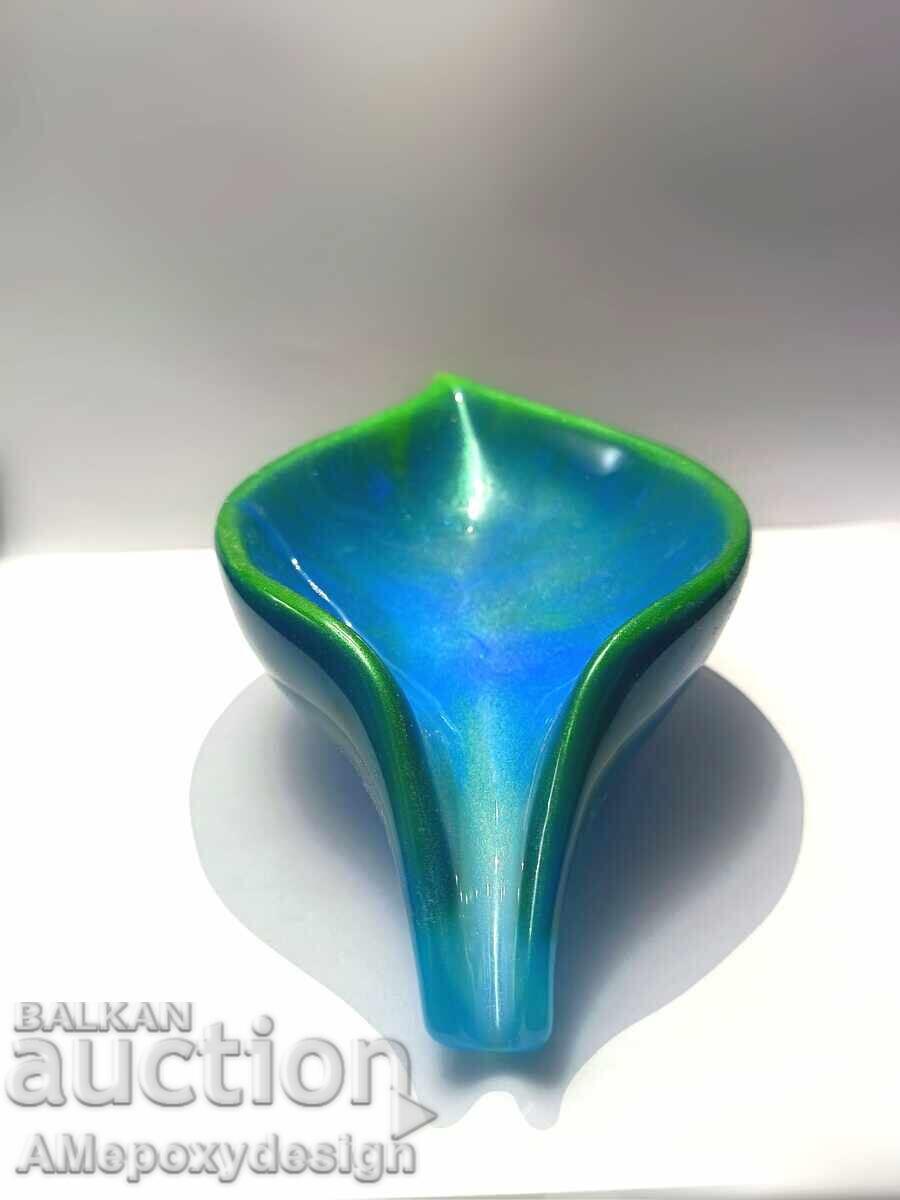 Епоксидна поставка за сапун – Листо с цена 22.00 лв. | € 11.25 Епоксидна поставка за сапун – Листо с цена 22.00 лв. | € 11.25