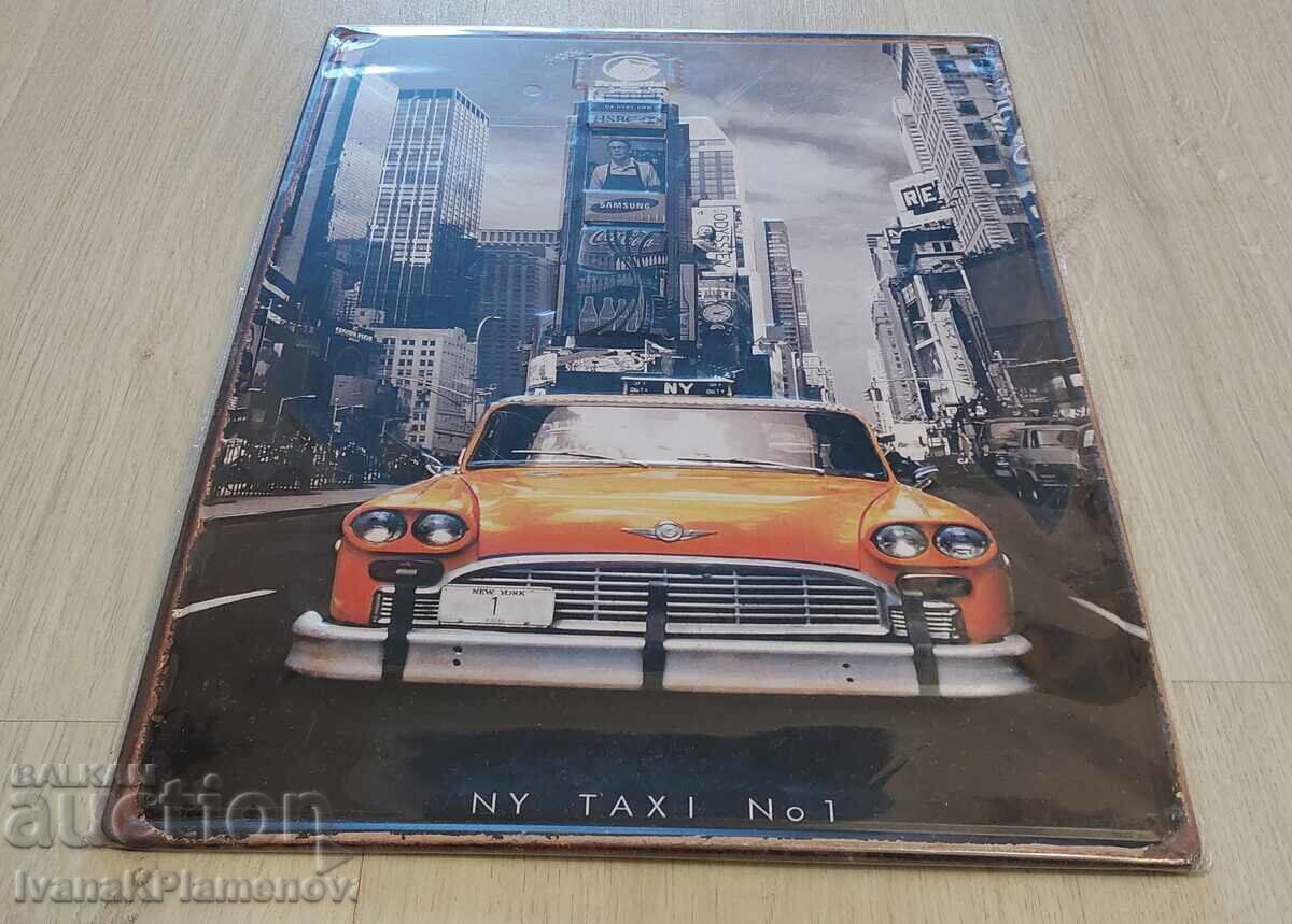 Табела метална нова голяма за колекционери с цена € 15.00 | 29.34 лв.