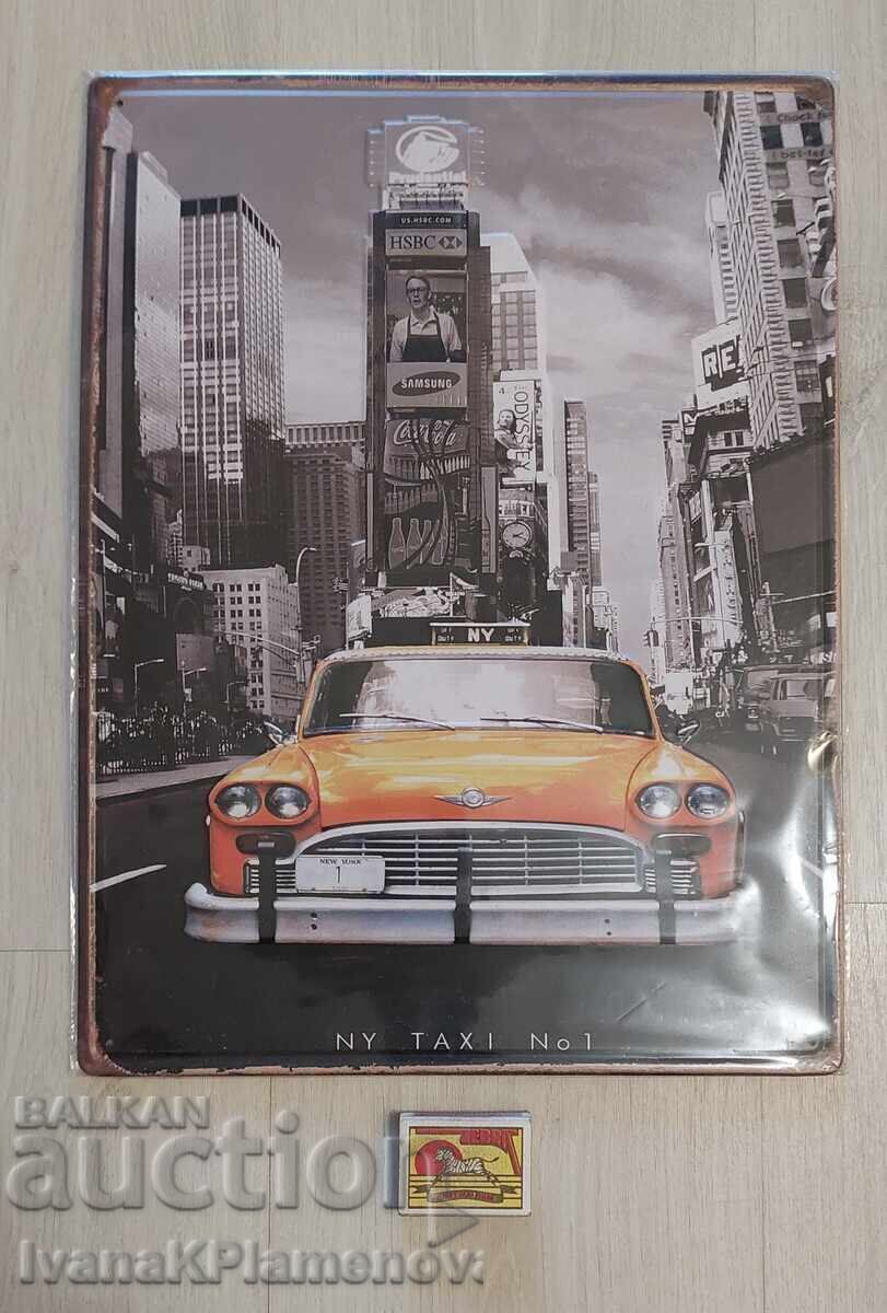 Табела метална нова голяма за колекционери - 5