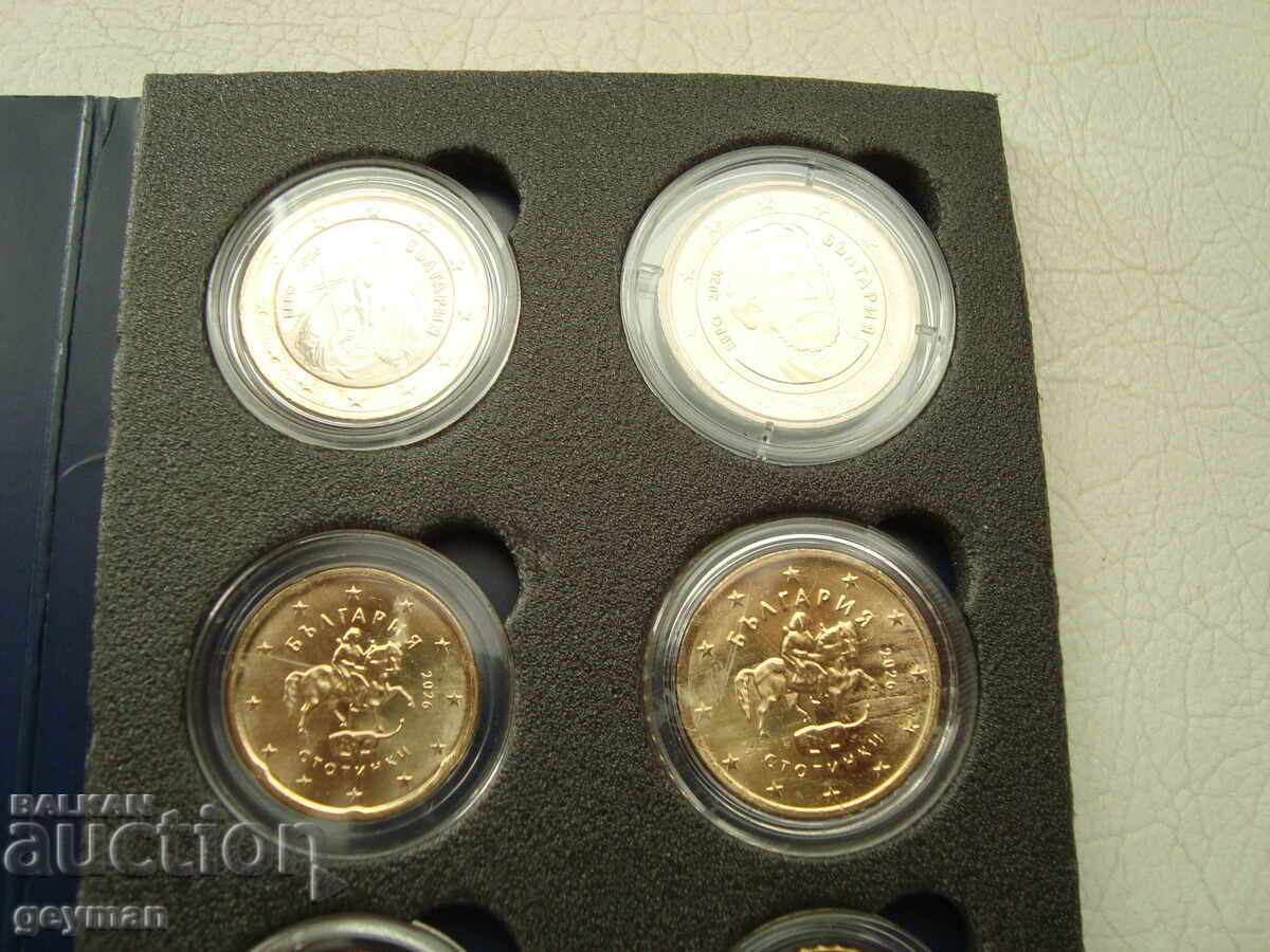 Пълен лот новите БГ монети - поставени в капсули - 6 Пълен лот новите БГ монети - поставени в капсули - 6