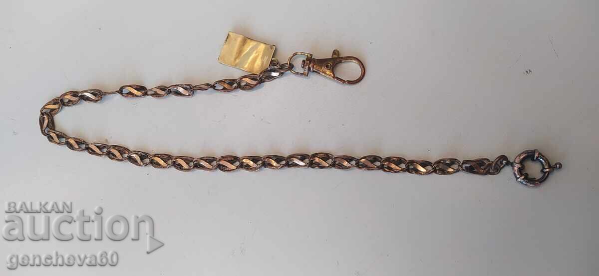 Δημοπρασία Παλιό λουράκι ρολογιού με επιχρύσωση