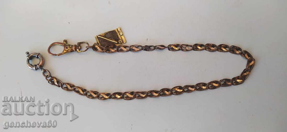 Παράδοση Παλιό λουράκι ρολογιού με επιχρύσωση