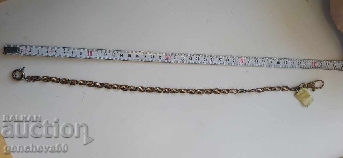 Παλιό λουράκι ρολογιού με επιχρύσωση - 5