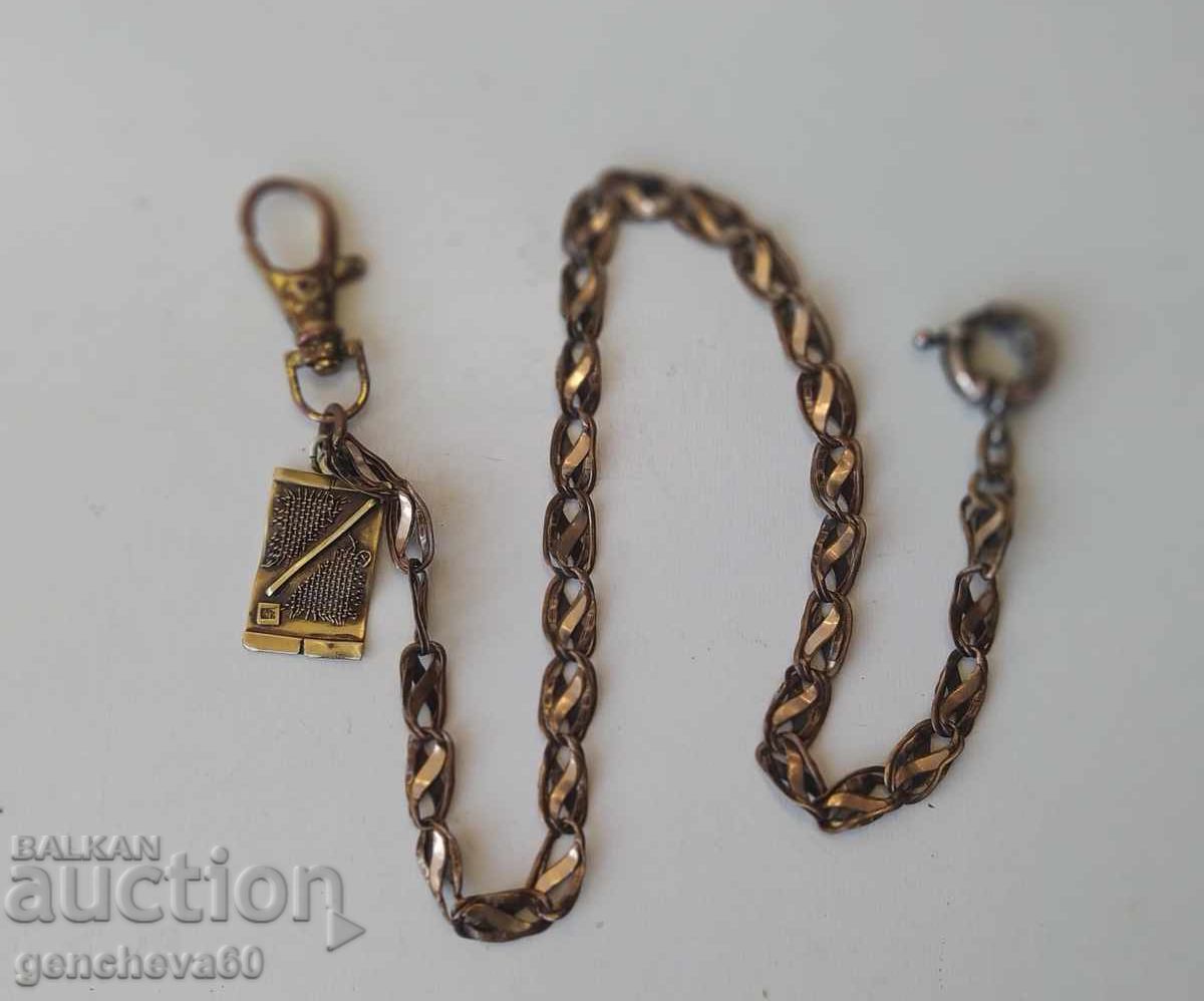 Παλιό λουράκι ρολογιού με επιχρύσωση - 6