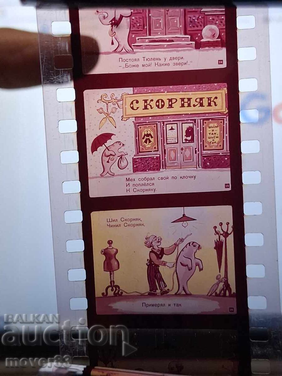 Diafilm "Cum a devenit foca focă". URSS - 5 Diafilm "Cum a devenit foca focă". URSS - 5