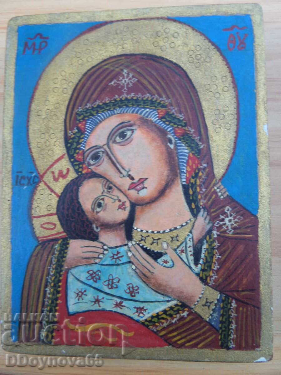 Лот от 2 бр. авторски икони с цена € 32.21 | 63.00 лв.