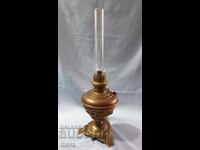 Antique Large Austrian Kerosene Lamp