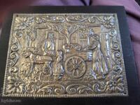 Antique decorative Dutch plaque