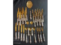 ΠΑΛΙΑ ΑΣΗΜΕΝΙΑ ΜΑΧΑΙΡΟΠΗΡΟΥΝΑ SOLINGEN 800 ΠΡΟΒΑ ΚΑΙ ΕΠΙΧΡΥΣΩΣΗ