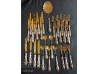 ΠΑΛΙΑ ΑΣΗΜΕΝΙΑ ΜΑΧΑΙΡΟΠΗΡΟΥΝΑ SOLINGEN 800 ΠΡΟΒΑ ΚΑΙ ΕΠΙΧΡΥΣΩΣΗ